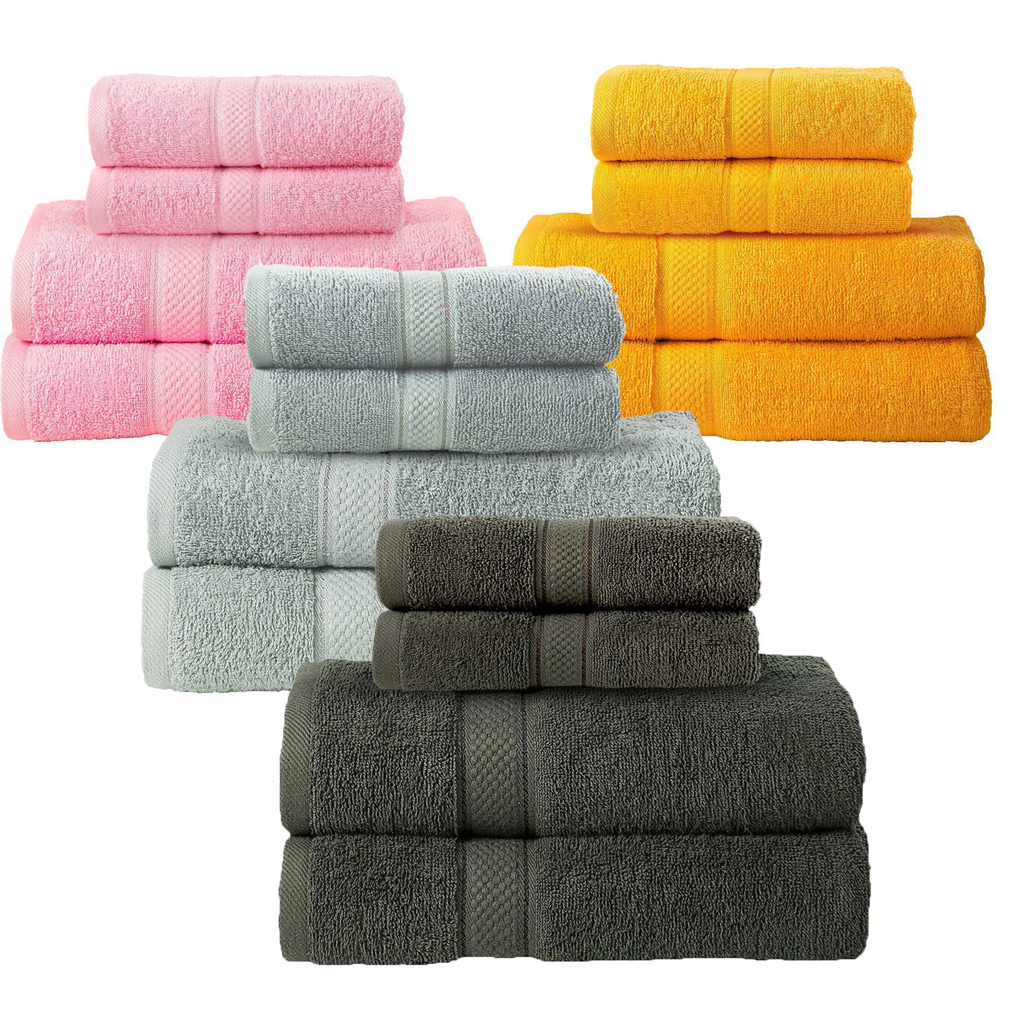 Dish Towels 4 Pcs. Kitchen Towel Soft and Absorbent Cotton Plaid